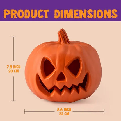 Light Up Plastic Pumpkins Outdoor Halloween Decorations Jack O Lantern Decor - view 4