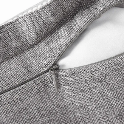 A Set Of Two-piece Retro Linen Trimmed Pillowcases - view 4