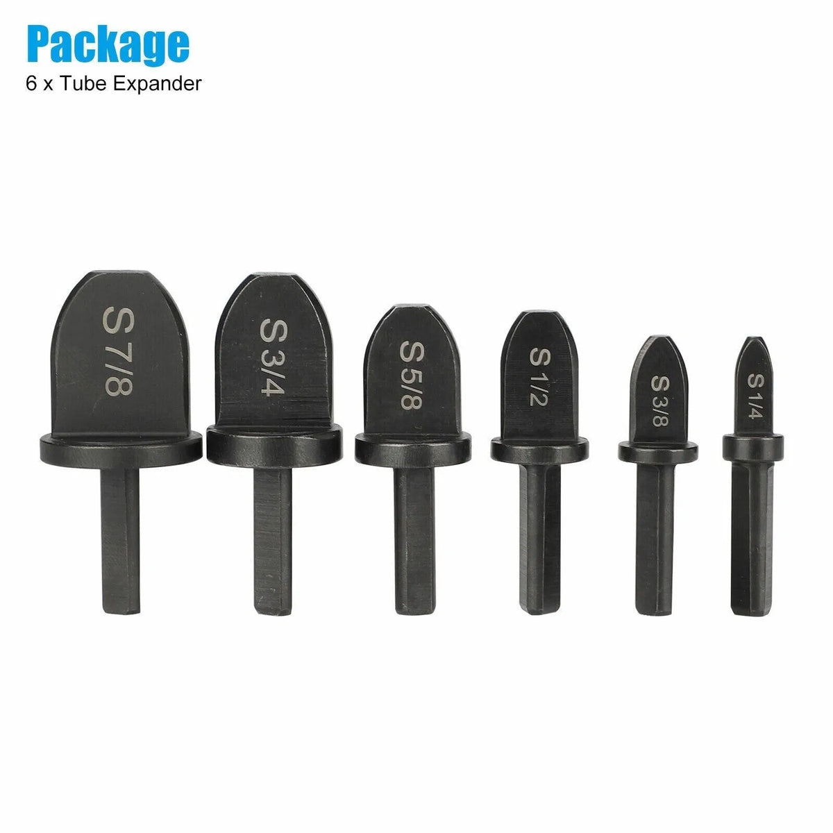 6x Swaging Tool Drill Bit Set Air Conditioner Copper Pipe Flaring Tube Expander - view 7