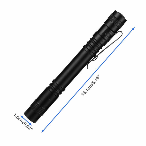 2 PCS Portable Mini LED Flashlight Camping Hiking Handheld Flashlight Pen Work light - view 3