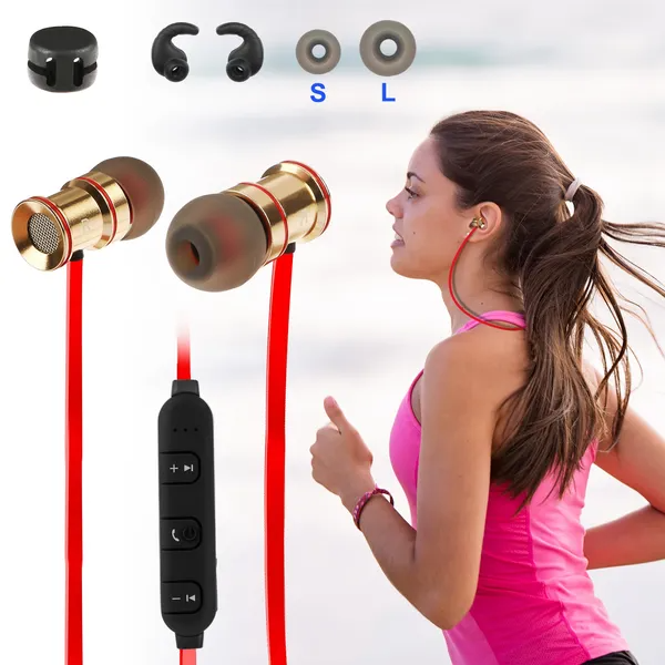 Sport Headsets Wireless V4.1 In-Ear Stereo Headphones Sweat-proof Running Earphones - view 3