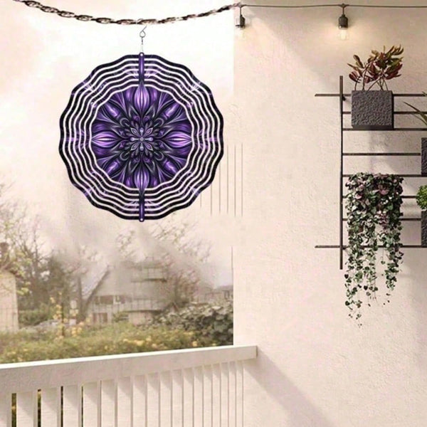 4-in-1 Solar Wind Spinner For Garden Patio Yard Balcony Outdoor Decor - view 2