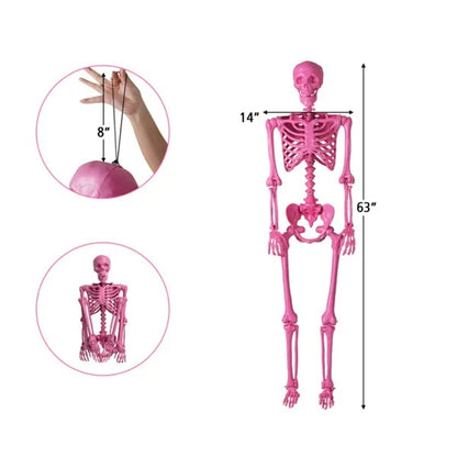 Halloween Skeleton Decor - No Assembly Needed, Integrated Hanging Rope, Playful-Spooky Vibe For Parties Yards - view 7