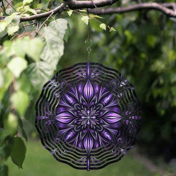 4-in-1 Solar Wind Spinner For Garden Patio Yard Balcony Outdoor Decor - view 3