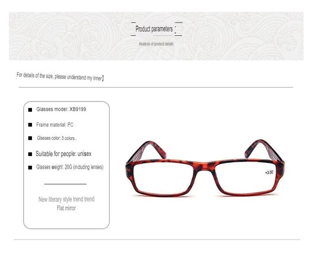 Reading Glasses Mens Womens Readers 6 PACK Square Frame Unisex Style Specs NEW - view 3