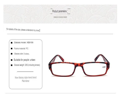 Reading Glasses Mens Womens Readers 6 PACK Square Frame Unisex Style Specs NEW - view 3