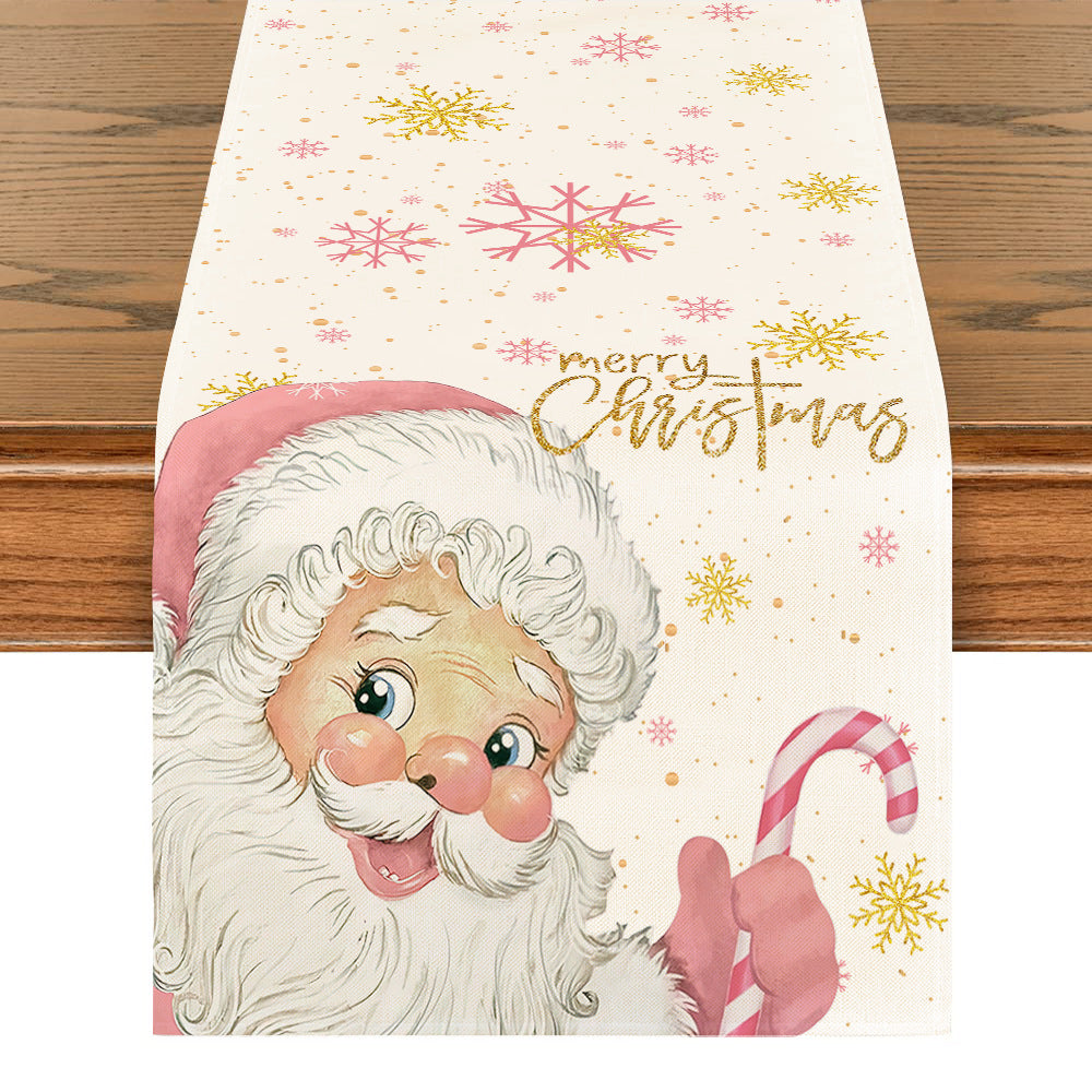 Table Runner Christmas Christmas Tree Snowflake Decoration - view 3