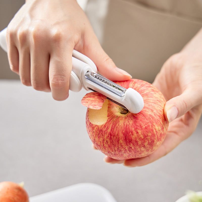 3 In 1 Multifunctional Rotary Paring Knife 360 Rotating Stainless Steel Peeler And Grater Kitchen Gadgets - view 4