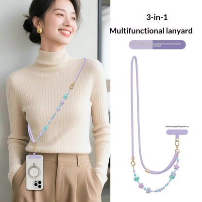 Plush Beaded Phone Lanyard - view 10