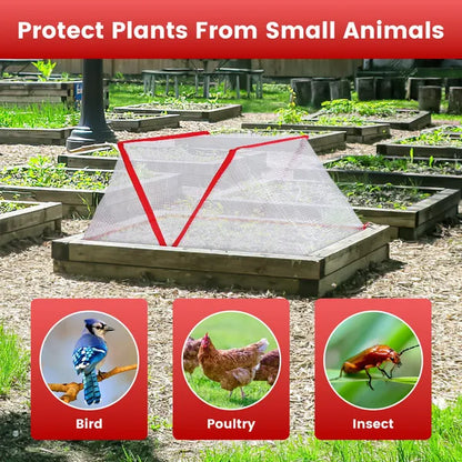 4Pack 31.50×12.99×13.39in Garden Row Accelerator Plants Covers Plant Net Cage Guard Greenhouse Covers Protect Seedling - view 2