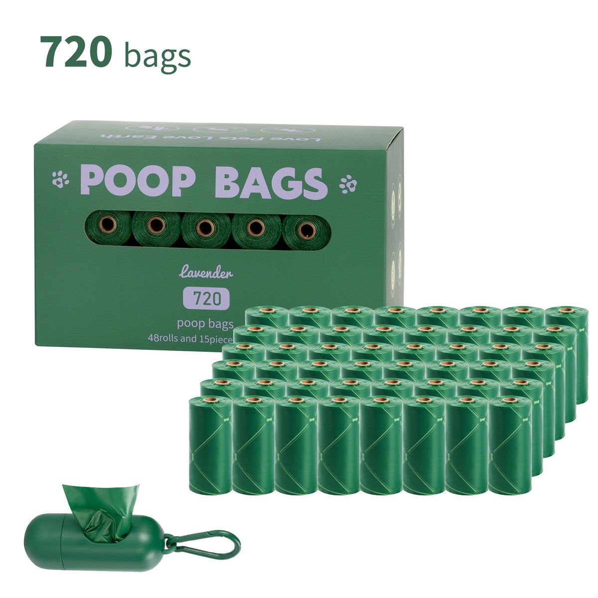 Handle Dog Waste Bag EPI Vest Poop Picking Bags Degradable Cat Litter Bag - view 10