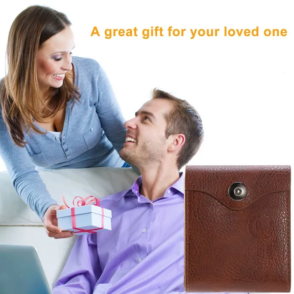 Men's Wallet PU Leather Bifold Purse Slim RFID Blocking Card Holder - view 5