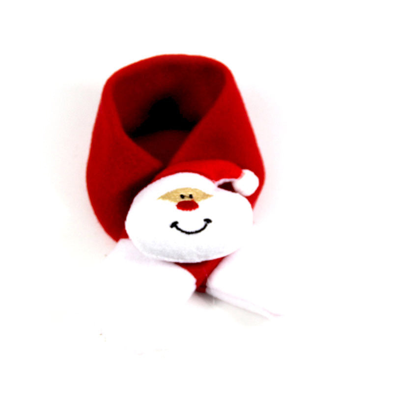 DIY Santa scarf bow tie hat - view 2