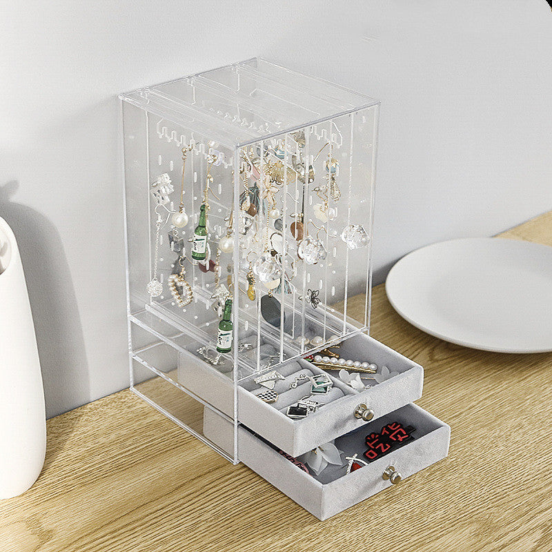 Earrings Organizer Jewelry Necklace Box Acrylic - view 4