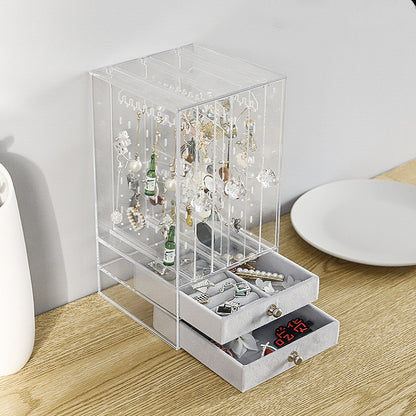 Earrings Organizer Jewelry Necklace Box Acrylic - view 4