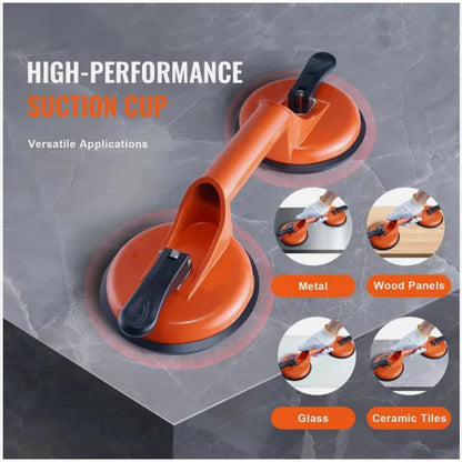 Heavy-Duty Glass Suction Cup Lifter - Orange (30 Mm / 85 Mm / 330 Mm) - view 2