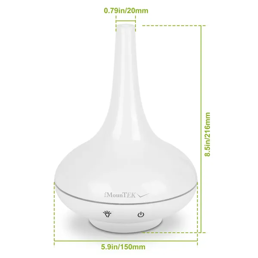 Ultrasonic Cool Mist Humidifier 200ml Aroma Essential Oil Diffuser With Colorful Lights Waterless Auto Off For Office - view 2