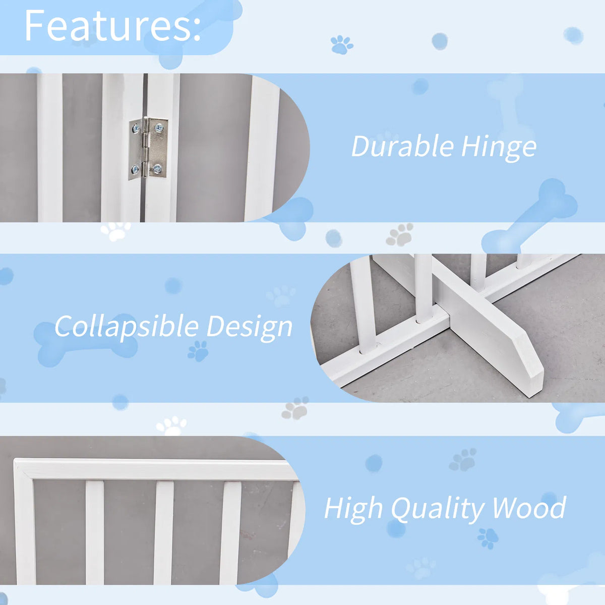 The Wooden Dog Fence White - view 8