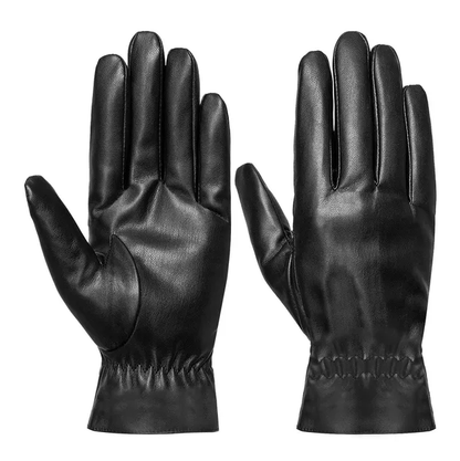 Unisex Leather Winter Warm Gloves Outdoor Windproof Soft Gloves Cycling Skiing Running Cold Winter Gloves - view 2