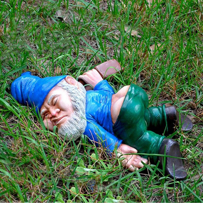 Drunk Garden Gnome Decoration Drunken Ornament Decor Yard Patio Lawn US - view 4