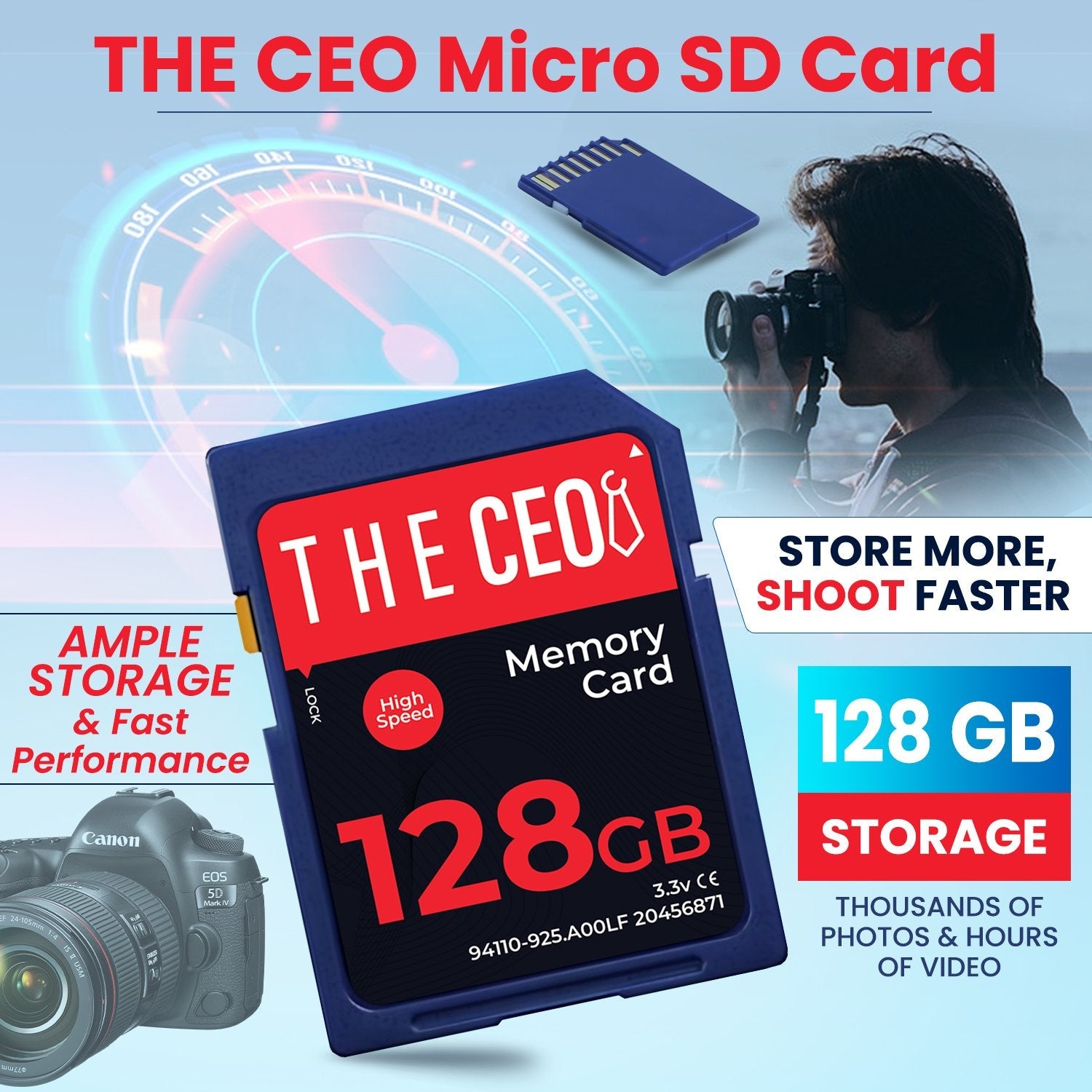 Tarjeta de memoria SD 128GB