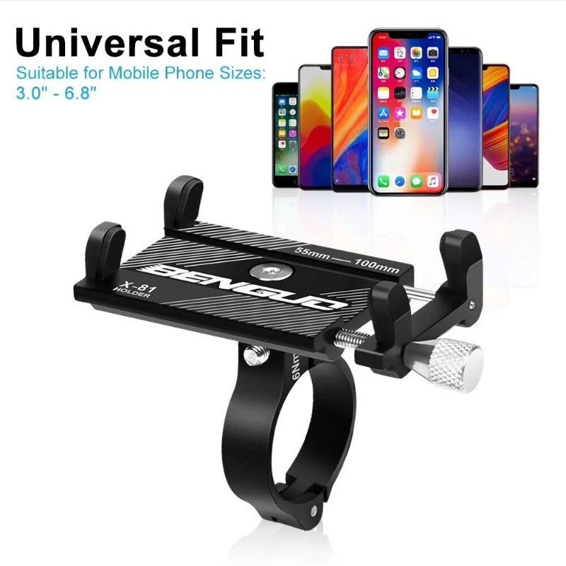 Aluminum Motorcycle Bike Bicycle Holder Mount Handlebar For Cell Phone GPS US - view 8