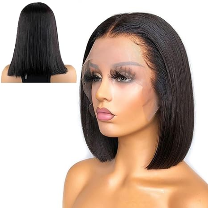 13x4 Lace Front Bob Wig, Straight Texture, Natural Color, Density - view 5