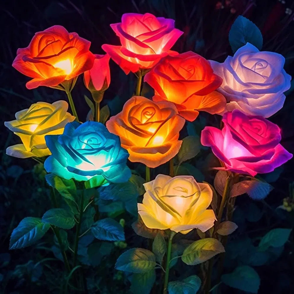 Solar Lights Outdoor Waterproof For Garden Decor, 4 Pack Solar Garden Lights For Outside - view 4