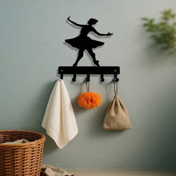 Sturdy Ballet Dancer Wall Hooks For Home Organization And Decoration - view 3