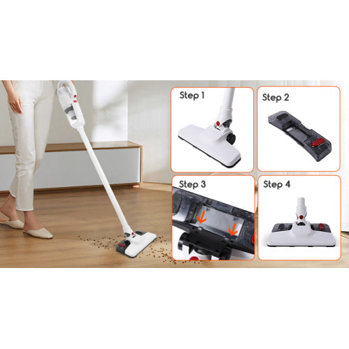 Lightweight Stick Vacuum Cleaner, Unique Vacuum And Mop Combo 3 Dust Filters Microfiber Pads - view 5