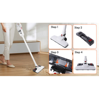 Lightweight Stick Vacuum Cleaner, Unique Vacuum And Mop Combo 3 Dust Filters Microfiber Pads - view 5