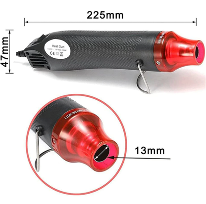 Mini Heat Gun DIY Electric Nozzles Tool Hot Air Gun Embossing Drying Paint USA - view 3