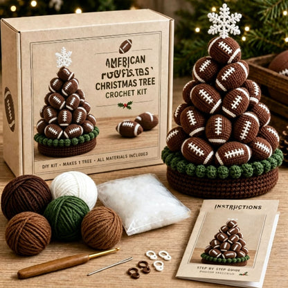 Sports Ball Christmas Tree Crochet Kit - view 5
