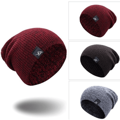 Unisex Fashionable Knitted Beanie, Winter Wool Elastic Hat For Outdoor Cycling, Camping - view 5