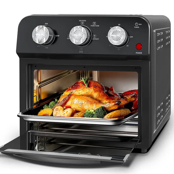 12-Liter Air Fryer With Advanced Multi-Function Cooking – Grill, Air Fry, Defrost, Bake, Presets For French Fries - view 2
