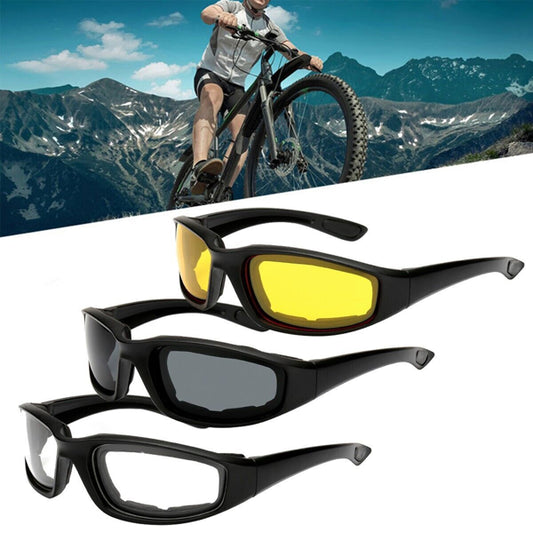 3 pairs Motorcycle Sports Biker Riding Glasses Wind Resistant Eye Protection Women Men Sports Goggles Cycling Glasses