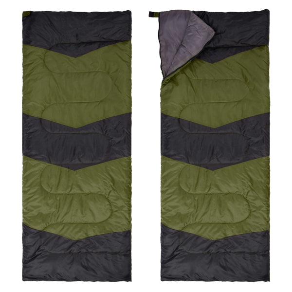 Lightweight Sleeping Bag For Backpacking, Hiking, Waterproof Compact Envelope Sleeping Bag For Cold & Warm Weather - view 2