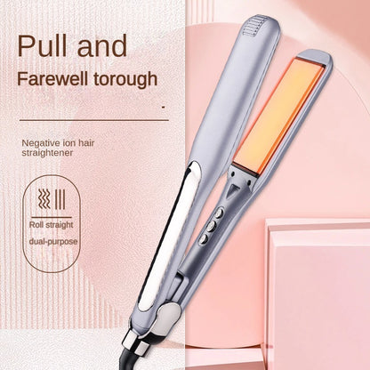 Newest Ceramic Hair Straightener With Smart LCD Display - 30s Fast Heat Up, 450°F Adjustable Temperature