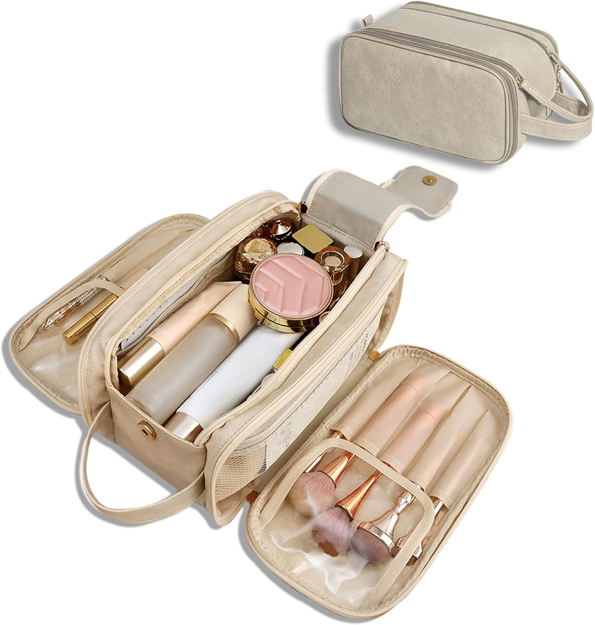 Travel Toiletry Bag For Women Men, Large Travel Toiletry Organizer Makeup Bag - view 2