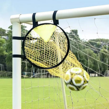 2-Pack Top Bins Football Target Net, Foldable Soccer Training Net With Goal, Easy To Install And Disassemble - view 3