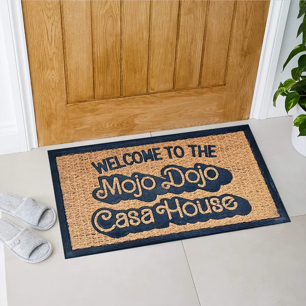 Funny Coir Doormat Hello There Welcome Front Porch Decor Doormat For The Entrance Way Outdoor With Heavy-Duty Non Slip - view 3