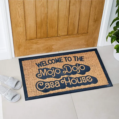 Funny Coir Doormat Hello There Welcome Front Porch Decor Doormat For The Entrance Way Outdoor With Heavy-Duty Non Slip - view 3
