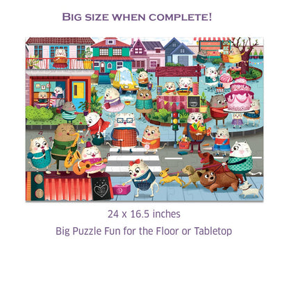 Caring Cats Piece Jigsaw Puzzle Play & Learn - view 4
