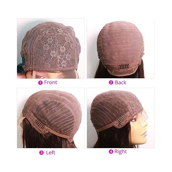 4x4 Lace Closure Wig Human Hair Natural Color Body Wave Density - view 2