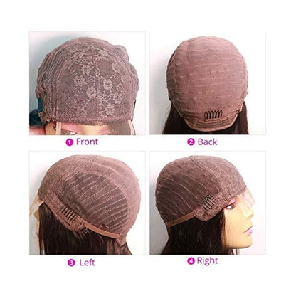 4x4 Lace Closure Wig Human Hair Natural Color Body Wave Density - view 2
