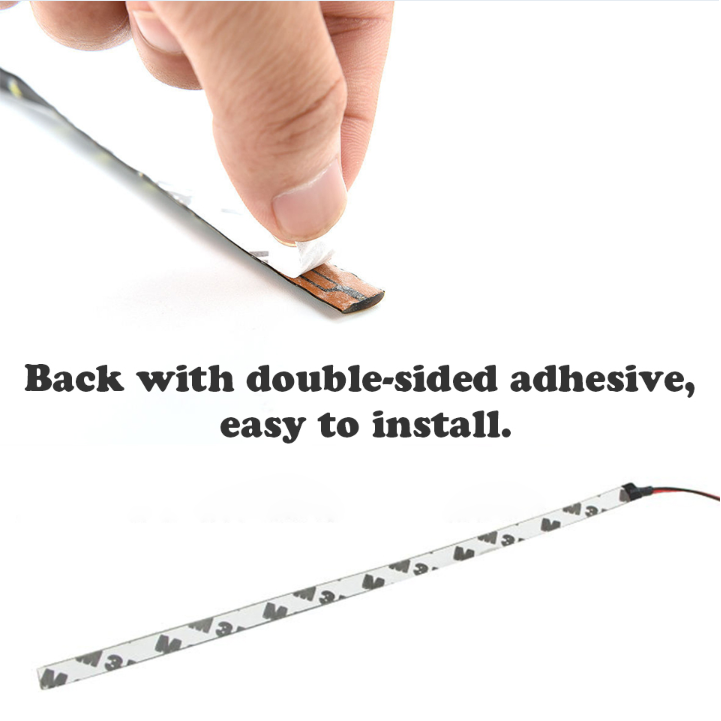 Lot Waterproof 12'' 15 DC 12V Motor LED Strip Underbody Light For Car Motorcycle