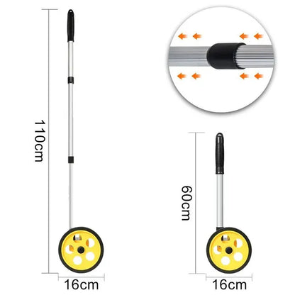 Distance Wheel Measurer - Portable Distance Meter Roller For Multiple Purposes, 0~9999.9m, Outdoor Measurement - view 3