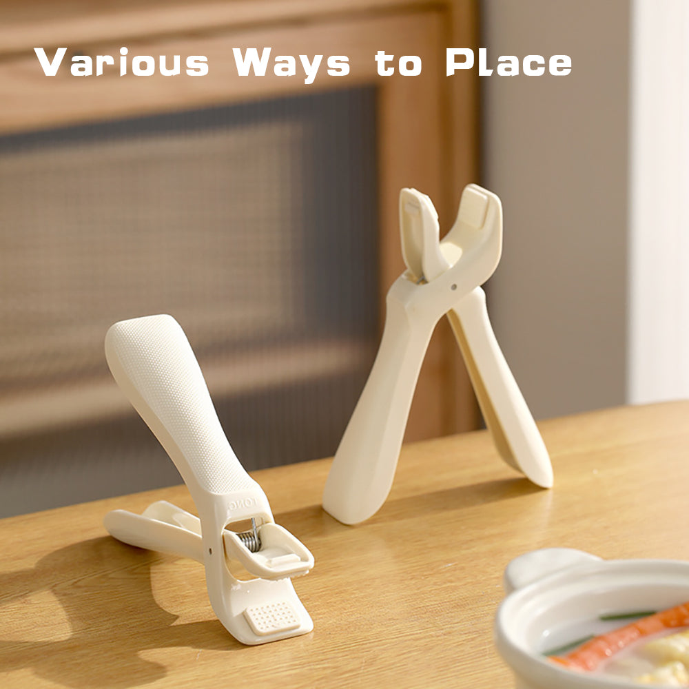 Anti-scalding Silicone Non-slip Take Bowl Clip Hot Plate Gripper, Stainless Steel Pot Clip Pan Gripper - view 5
