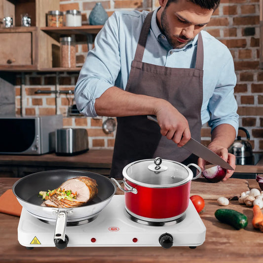 2000W Double Electric Burner Portable Dual Counter Stove Countertop Hot Plate Kitchen Cooker Stove With 5 Gear - view 2