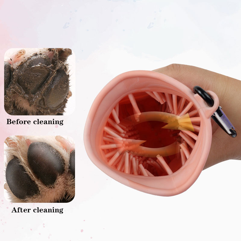 2 In 1 Dog Foot Washer Dog Paw Brush Cleaning Brush Feet Cleaner For Puppy Grooming Pet Cleaning Brush Dog Paw Cleaner - view 4